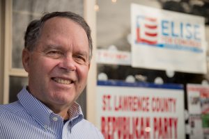 Thomas L. Jenison, chair of the St. Lawrence County Republic Committee [Photo © Marc-André Cossette]