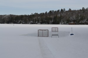 Despite cold weather, it doesn't seem like Muskoka is quite cold enough to rely on pond hockey or snowmobiling for winter tourism.  Erin Morawetz