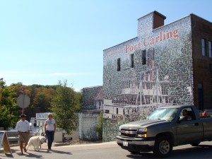 Heritage is everywhere in Muskoka: the Port Carling Wall was revealed in 2005 as part of a revitalization project for the town.  Erin Morawetz