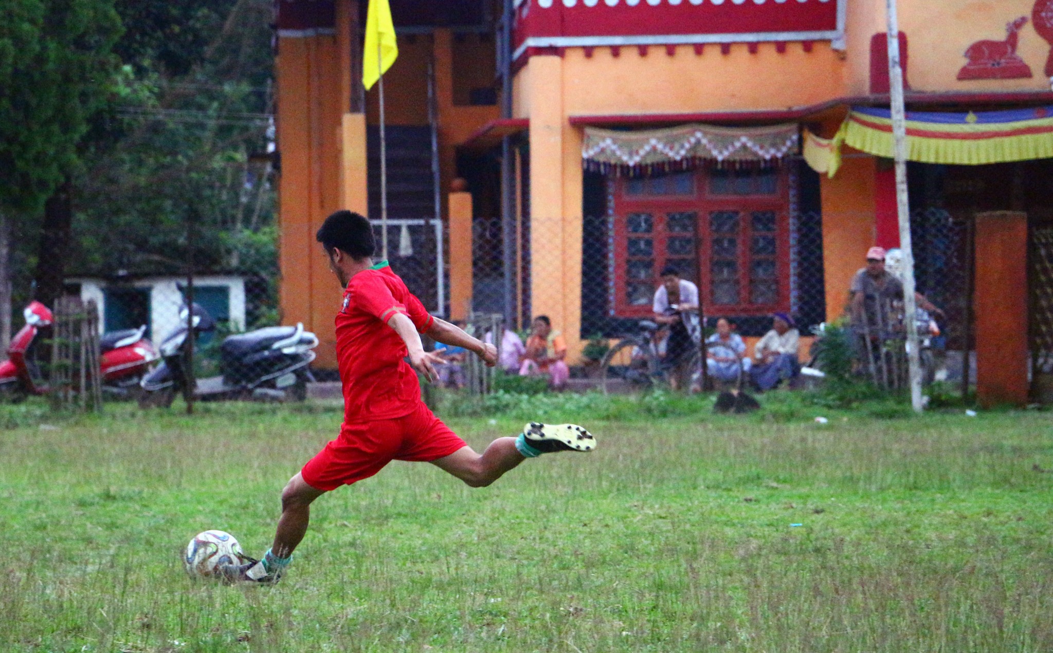 Soccer and volleyball games in Miao
