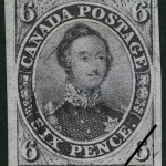 Issue date: 1851 – This portrait captured Canada's political and royal ties to the United Kingdom. Additionally, Prince Albert is known for his interests in agriculture and social and industrial reform policy, both of which have been historically fundamental to life in Canada.