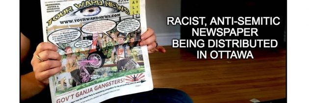 Neo-Nazi newsletter makes an appearance in Ottawa