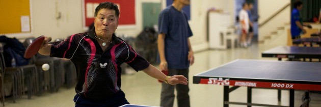 Chinese community brings generations together at the ping-pong table