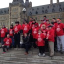 Special Olympics athletes race parliamentarians to the finish line