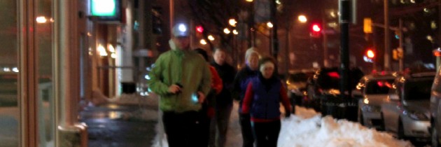 Winter weather is no problem for dedicated runners