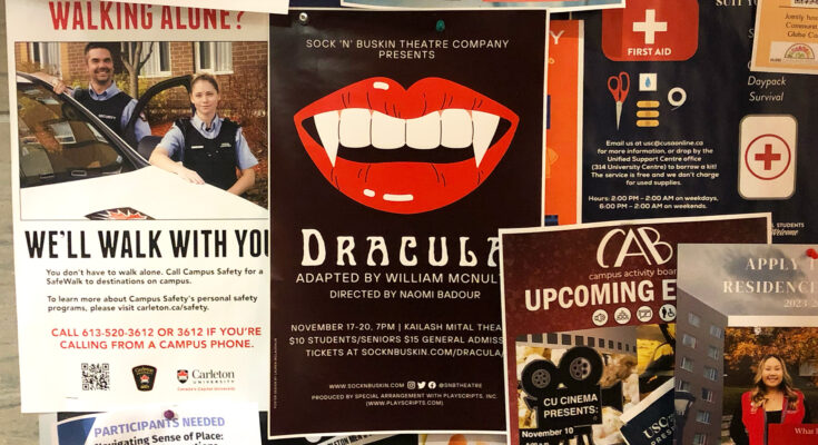 Posters from the Carleton theater