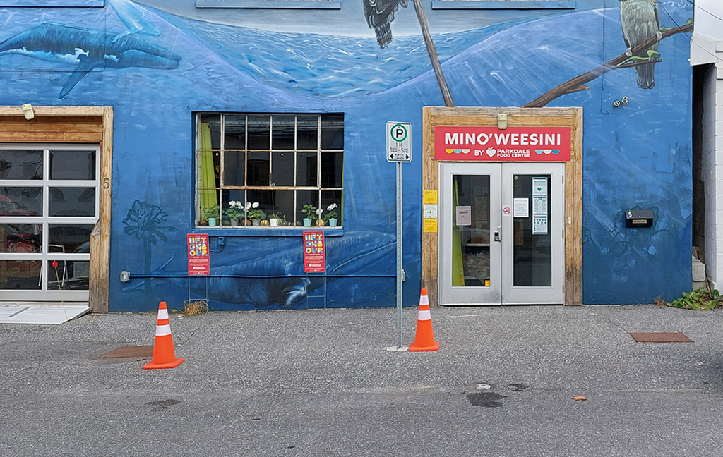 Entrance to the Parkdale Food Centre, 5 Hamilton Ave. North in Ottawa