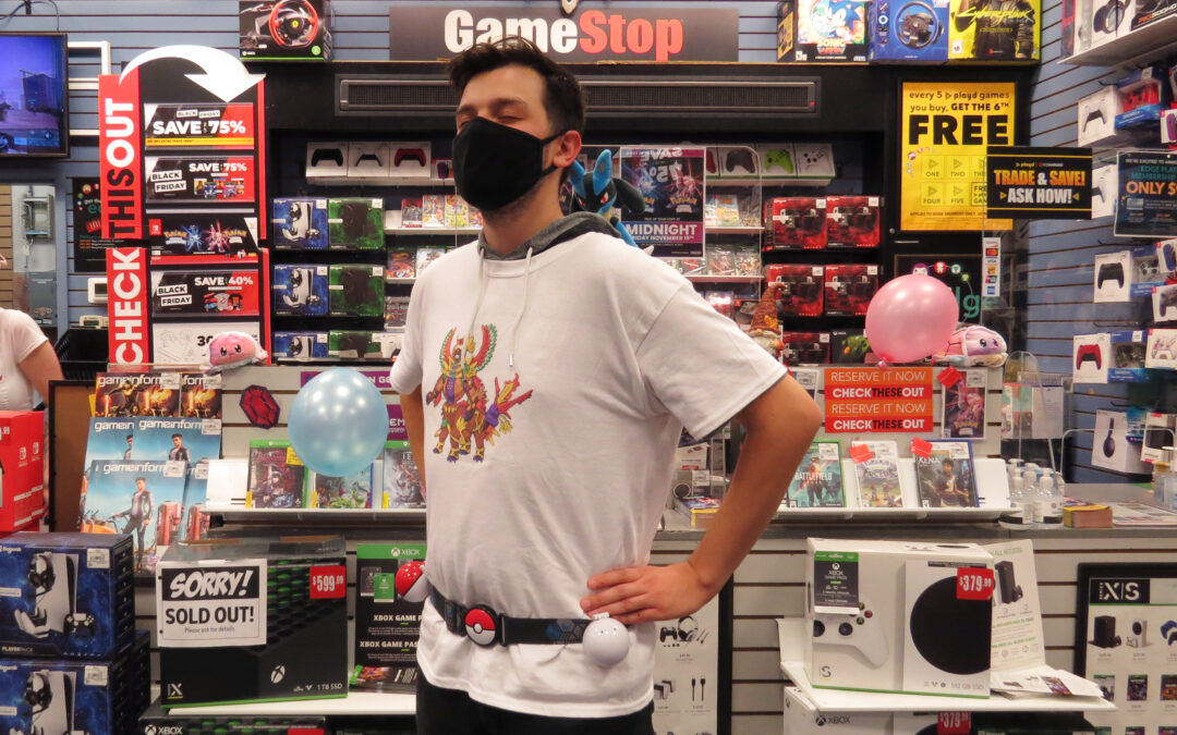 pokemon fan in games store